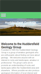 Mobile Screenshot of huddersfieldgeology.org.uk