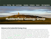 Tablet Screenshot of huddersfieldgeology.org.uk